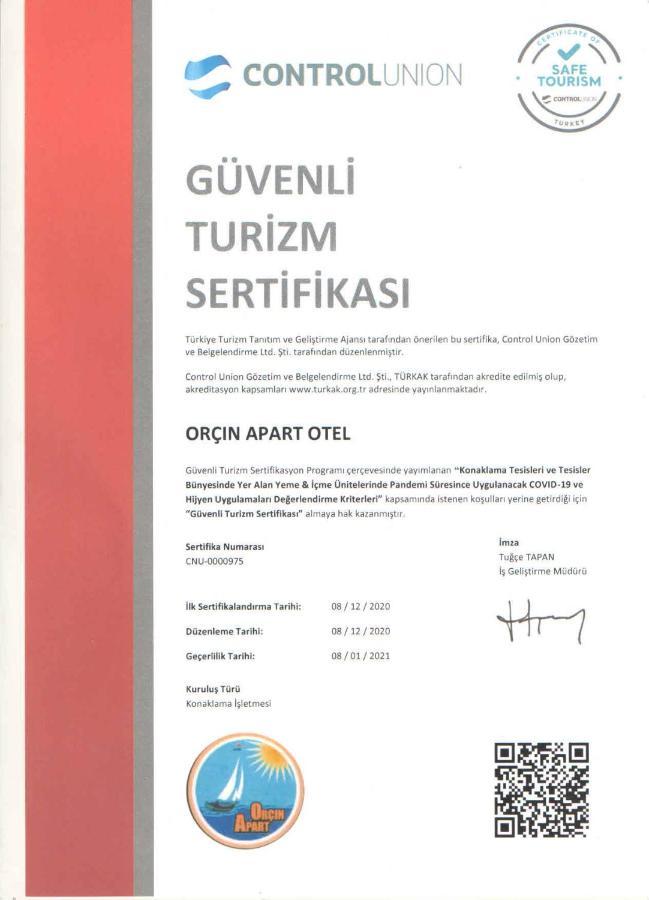 Orcin Apart Hotel Lapseki Exterior photo